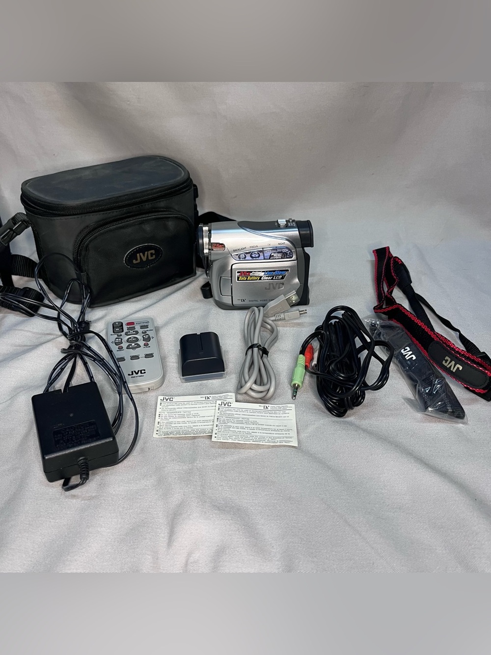 JVC GR-D275U Mini DV Camcorder Tested Working Video Transfer PLEASE READ